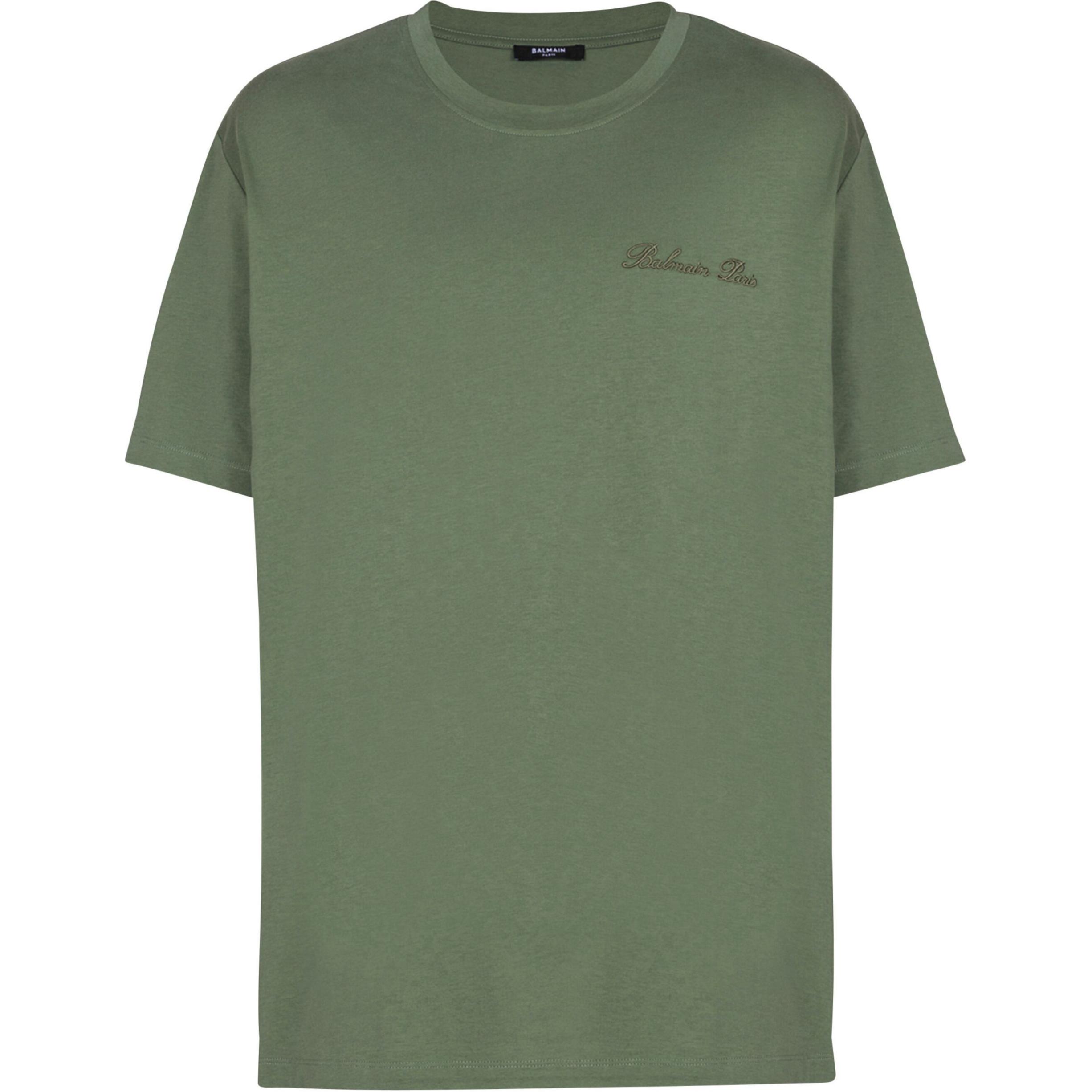 Футболка с вышитым логотипом BALMAIN, светло-оливковый
Футболка с вышитым логотипом BALMAIN, светло-оливковый
