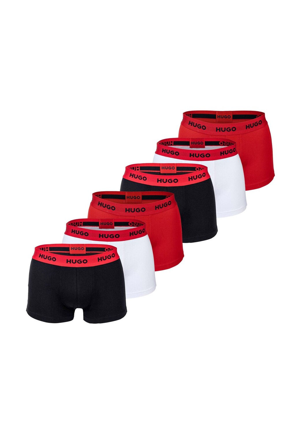 Мужские шорты-боксеры, 6 шт. - трусы-боксеры, 6 шт., логотип, хлопок стрейч HUGO, цвет Schwarz/Weiß/Rot
Мужские шорты-боксеры, 6 шт. - трусы-боксеры, 6 шт., логотип, хлопок стрейч HUGO, цвет Schwarz/Weiß/Rot