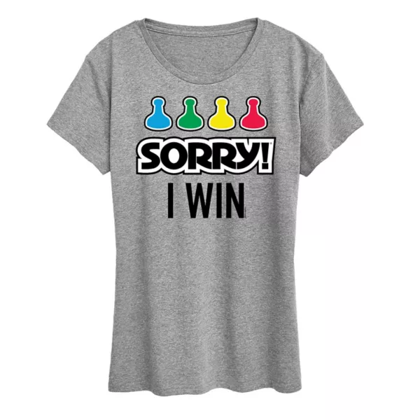 Футболка женская "Прости-прости, но я победила" с принтом Hasbro, серый
Футболка женская "Прости-прости, но я победила" с принтом Hasbro, серый