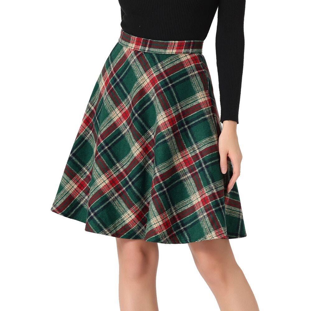 Женская клетчатая эластичная талия длиной до колена камвольная юбка трапециевидной формы ALLEGRA K, цвет Green Red
Женская клетчатая эластичная талия длиной до колена камвольная юбка трапециевидной формы ALLEGRA K, цвет Green Red