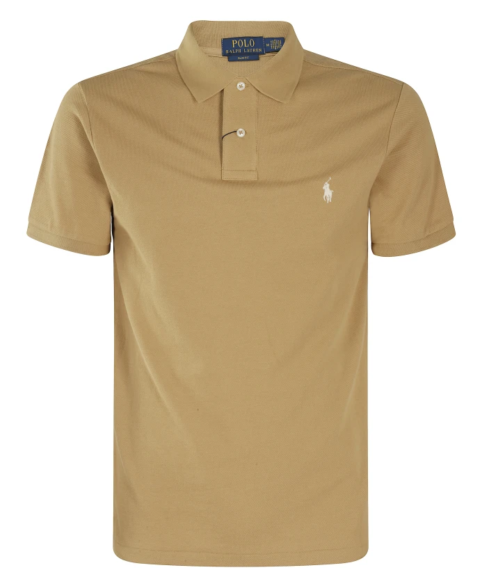 Бежевая рубашка-поло с короткими рукавами Polo Ralph Lauren, коричневый
Бежевая рубашка-поло с короткими рукавами Polo Ralph Lauren, коричневый