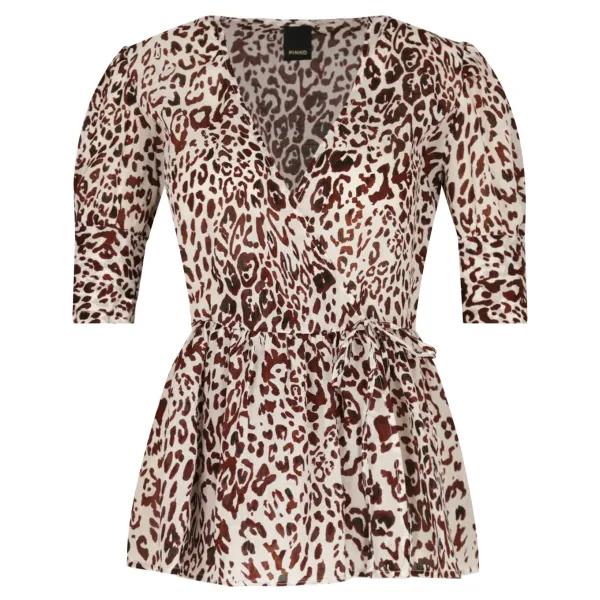 Блузка обычного кроя для незрелых женщин Pinko, коричневый
Блузка обычного кроя для незрелых женщин Pinko, коричневый