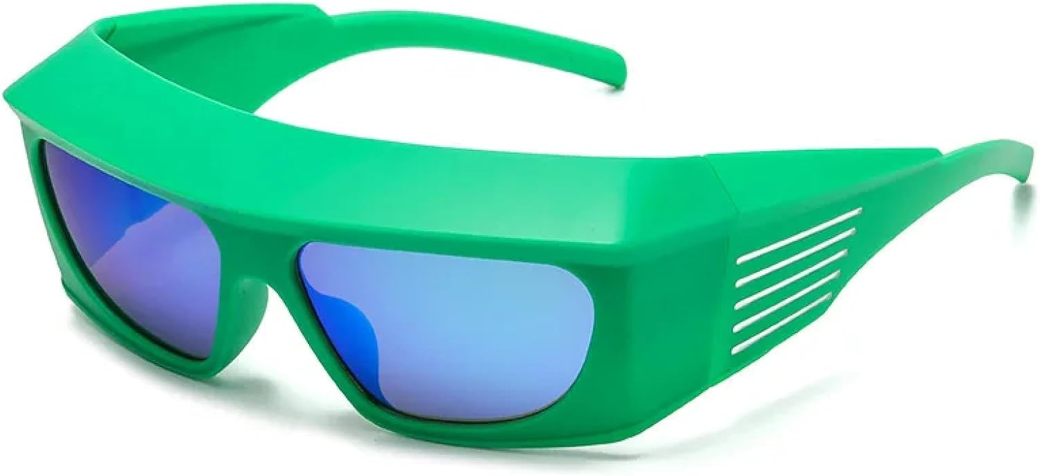 Винтажные солнцезащитные очки в стиле стимпанк большого размера для женщин и мужчин, роскошные, в крупной оправе, трендовые, панк, с защитой от УФ-излучения UV400 TYUVIVO, Green Mirror Green
Винтажные солнцезащитные очки в стиле стимпанк большого размера для женщин и мужчин, роскошные, в крупной оправе, трендовые, панк, с защитой от УФ-излучения UV400 TYUVIVO, Green Mirror Green