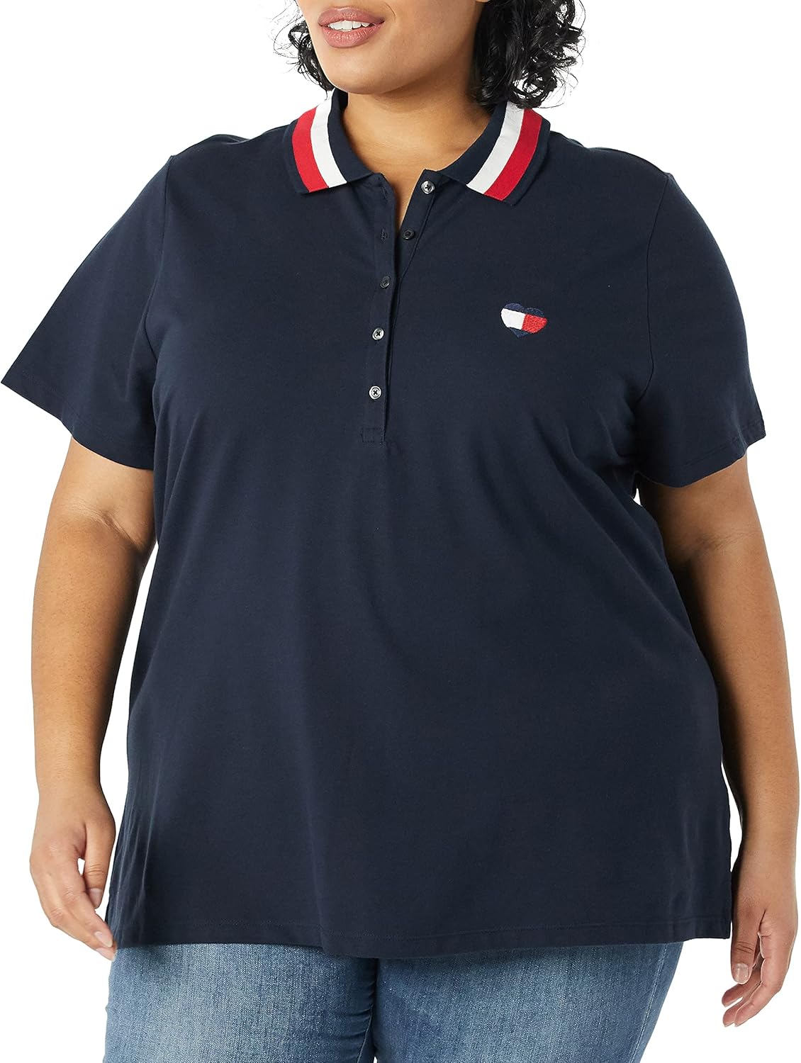 Классическое женское поло с коротким рукавом Tommy Hilfiger (стандартные и большие размеры), Sky Captain
Классическое женское поло с коротким рукавом Tommy Hilfiger (стандартные и большие размеры), Sky Captain