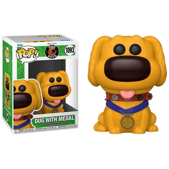 Funko POP! Disney Pixar, коллекционная фигурка, Dug Days, Dug with Medal
Funko POP! Disney Pixar, коллекционная фигурка, Dug Days, Dug with Medal