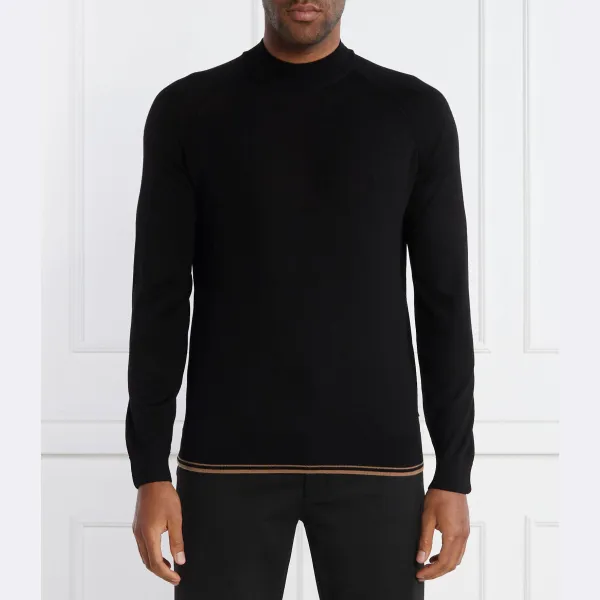 Шерстяной свитер даже стандартной посадки Boss, черный
Шерстяной свитер даже стандартной посадки Boss, черный