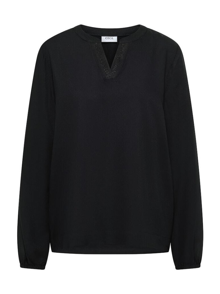 Блузка с длинными рукавами черного цвета Cecil
Блузка с длинными рукавами черного цвета Cecil