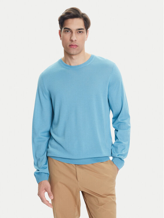 Облегающий свитер Leno-P 50468239 Boss, голубой
Облегающий свитер Leno-P 50468239 Boss, голубой