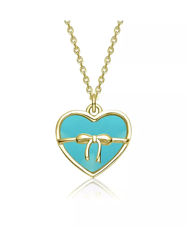 Детское ожерелье с подвеской в виде бантика, покрытое 14-каратным золотом и белым перламутром или синей эмалью. Gigigirl, blue
Детское ожерелье с подвеской в виде бантика, покрытое 14-каратным золотом и белым перламутром или синей эмалью. Gigigirl, blue