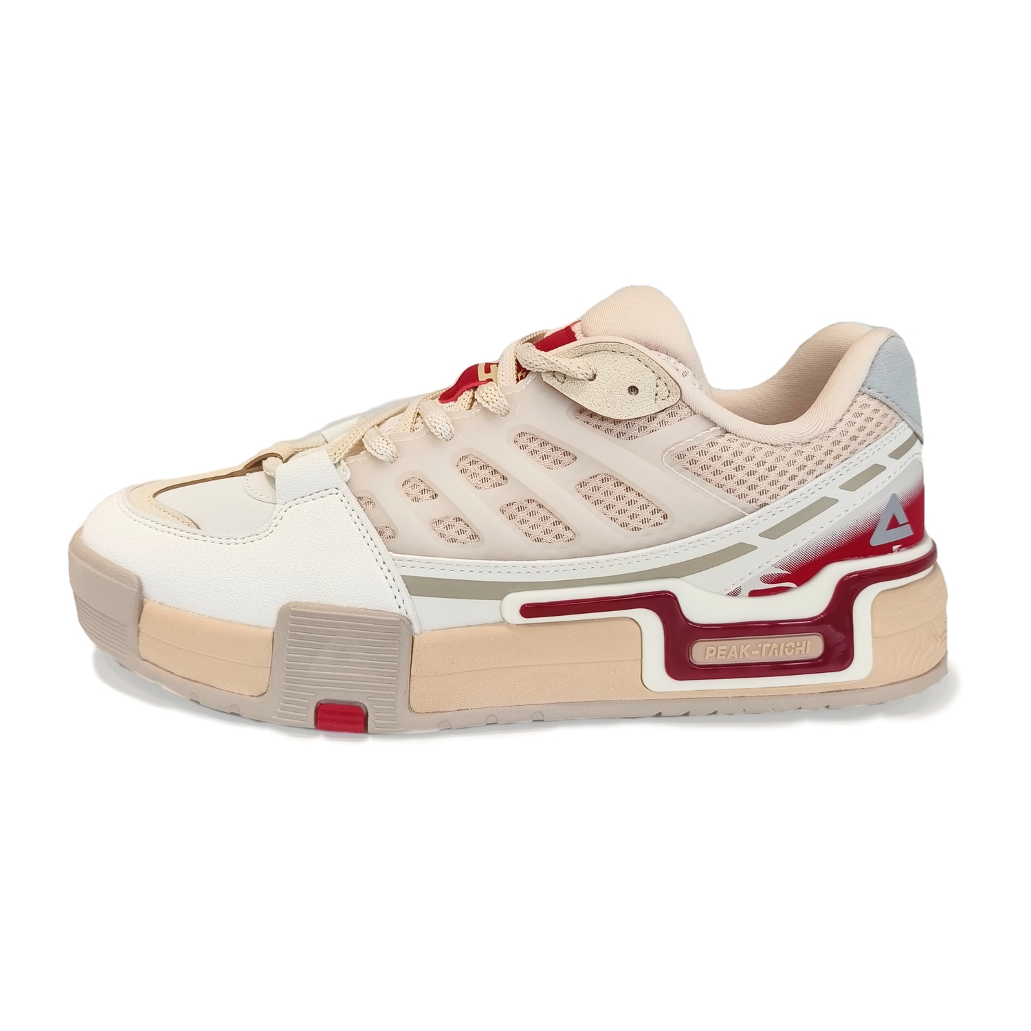 Пик The State Экстрим Хай Лоу-Топ Скейтборд обувь мужские бежево-бело-красные, экрю/румба красный
Пик The State Экстрим Хай Лоу-Топ Скейтборд обувь мужские бежево-бело-красные, экрю/румба красный