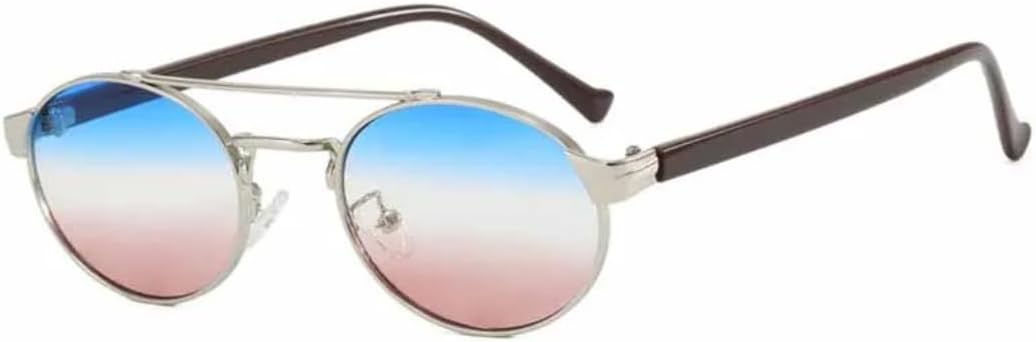 Солнцезащитные очки с защитой UV400 | Маленькая оправа, овальные градиентные линзы | Для женщин и мужчин, для занятий спортом на открытом воздухе и вождения DSVIGF, Coffee Blue Purple
Солнцезащитные очки с защитой UV400 | Маленькая оправа, овальные градиентные линзы | Для женщин и мужчин, для занятий спортом на открытом воздухе и вождения DSVIGF, Coffee Blue Purple