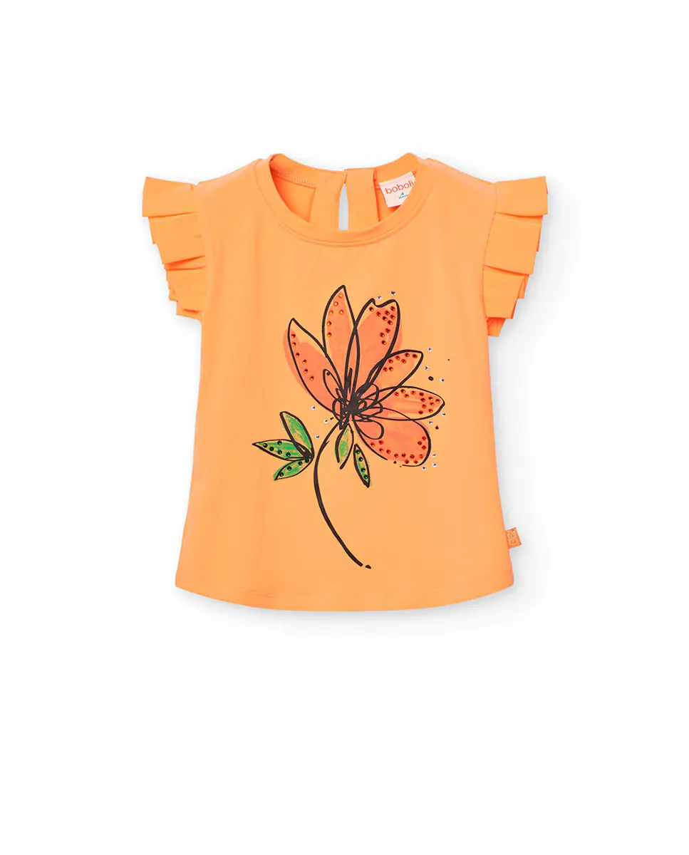 Футболка для девочки с рисунком спереди и круглым вырезом Boboli, цвет Salmón
Футболка для девочки с рисунком спереди и круглым вырезом Boboli, цвет Salmón