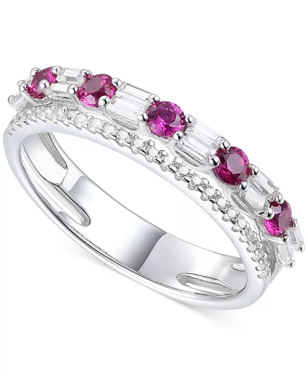 Кольцо из выращенного в лаборатории сапфира (3/8 карата, tw) и выращенного в лаборатории белого сапфира (1/2 карата, tw) из стерлингового серебра (также из выращенного в лаборатории изумруда и выращенного в лаборатории рубина) Macy'S, ruby
Кольцо из выращенного в лаборатории сапфира (3/8 карата, tw) и выращенного в лаборатории белого сапфира (1/2 карата, tw) из стерлингового серебра (также из выращенного в лаборатории изумруда и выращенного в лаборатории рубина) Macy'S, ruby