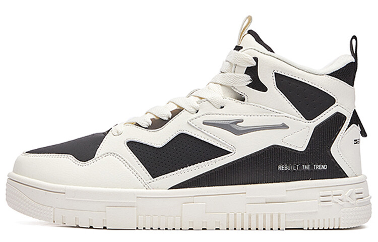 Кеды мужские, обувь для скейтбординга с высоким берцем цвета слоновой кости/черный Erke
Кеды мужские, обувь для скейтбординга с высоким берцем цвета слоновой кости/черный Erke