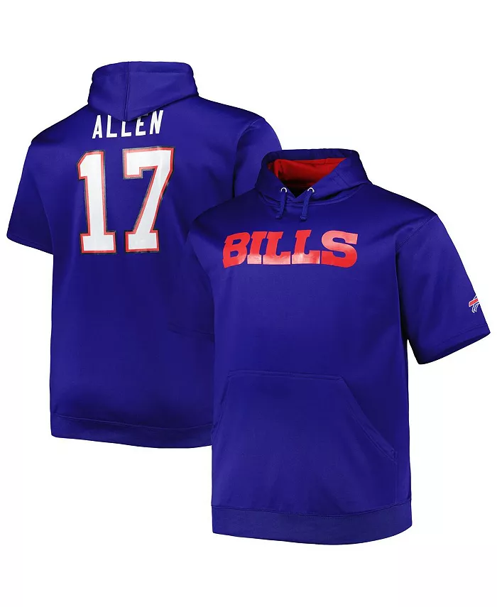 Мужская толстовка с капюшоном и коротким рукавом Josh Allen Royal Buffalo Bills больших размеров Fanatics
Мужская толстовка с капюшоном и коротким рукавом Josh Allen Royal Buffalo Bills больших размеров Fanatics