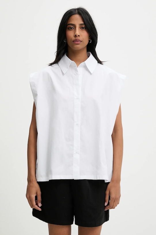 Хлопковая рубашка Answear.Lab, белый 
Хлопковая рубашка Answear.Lab, белый