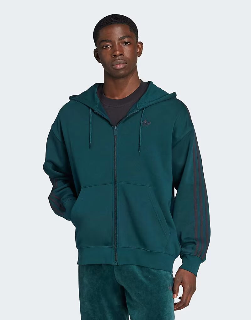 Толстовка Adidas adicolor oversize с застежкой-молнией Adidas Originals, зеленый/черный
Толстовка Adidas adicolor oversize с застежкой-молнией Adidas Originals, зеленый/черный