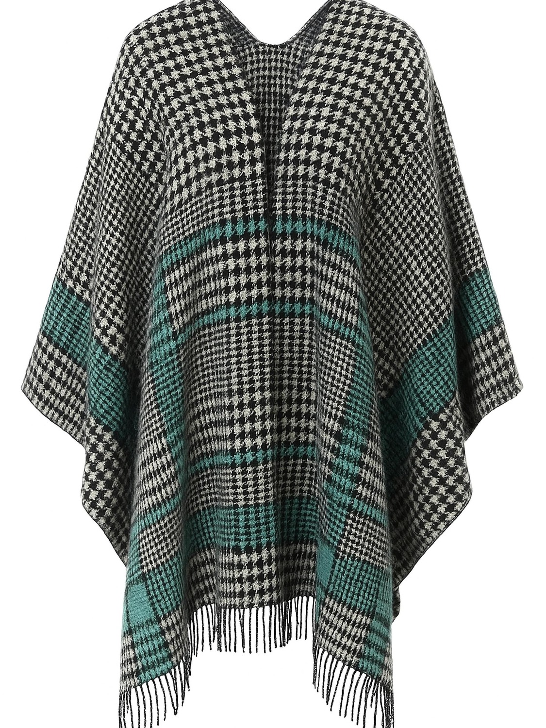 COLLEZIONE ALESSANDRO Оверсайз шарф 'Hahnentritt' в цвете бирюза
COLLEZIONE ALESSANDRO Оверсайз шарф 'Hahnentritt' в цвете бирюза