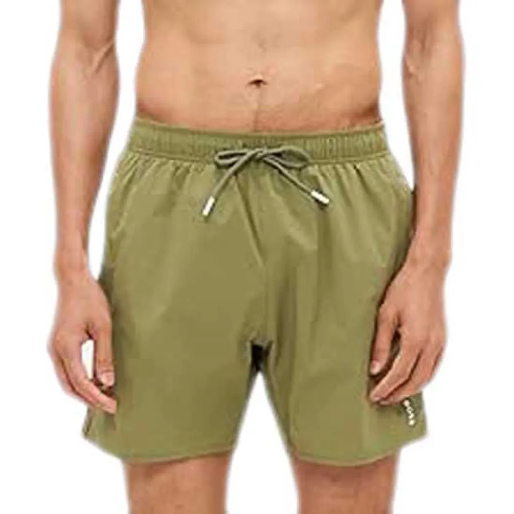 Шорты для плавания BOSS Iconic 10239741 01, зеленый 
Шорты для плавания BOSS Iconic 10239741 01, зеленый