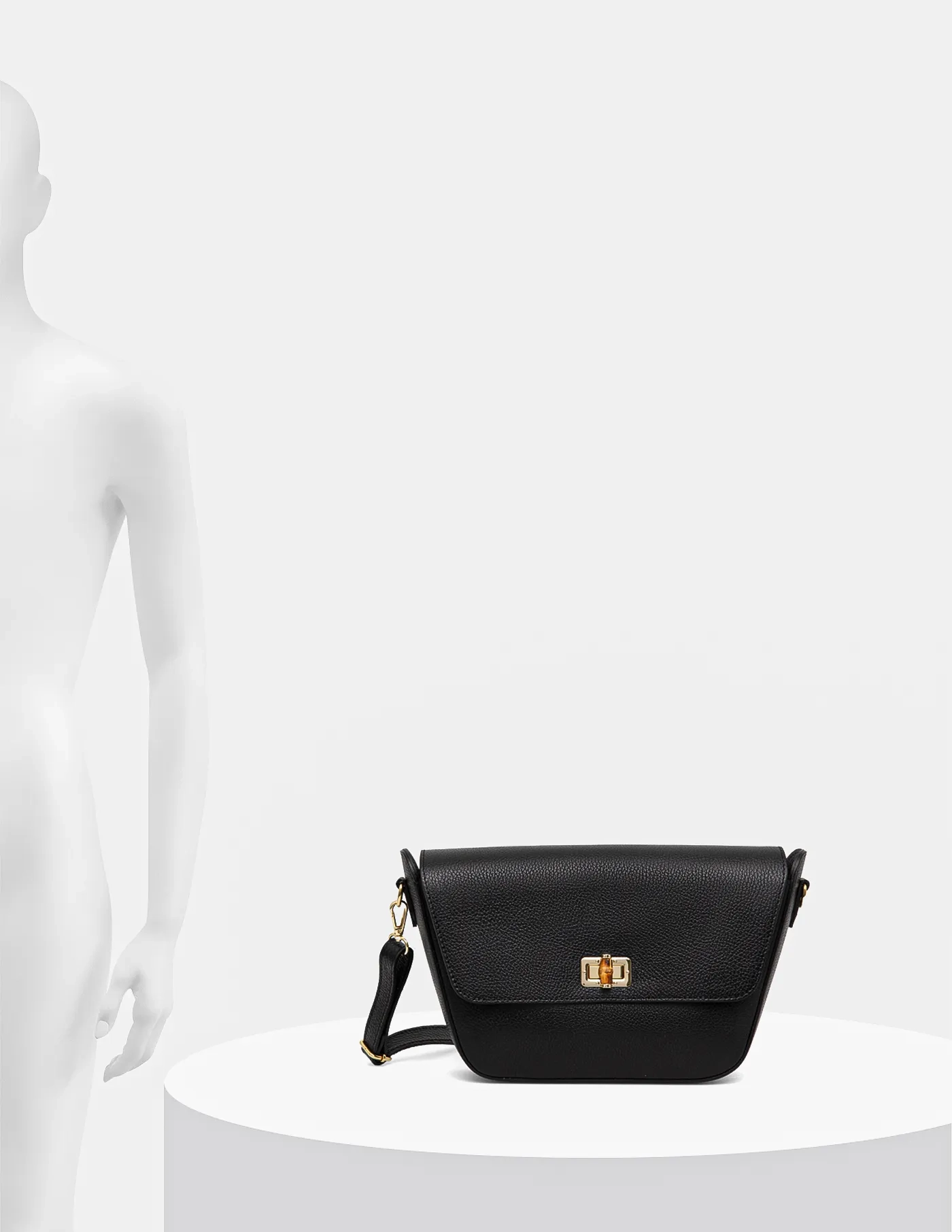 Кожаная сумочка Answear Lab, черный 
Кожаная сумочка Answear Lab, черный