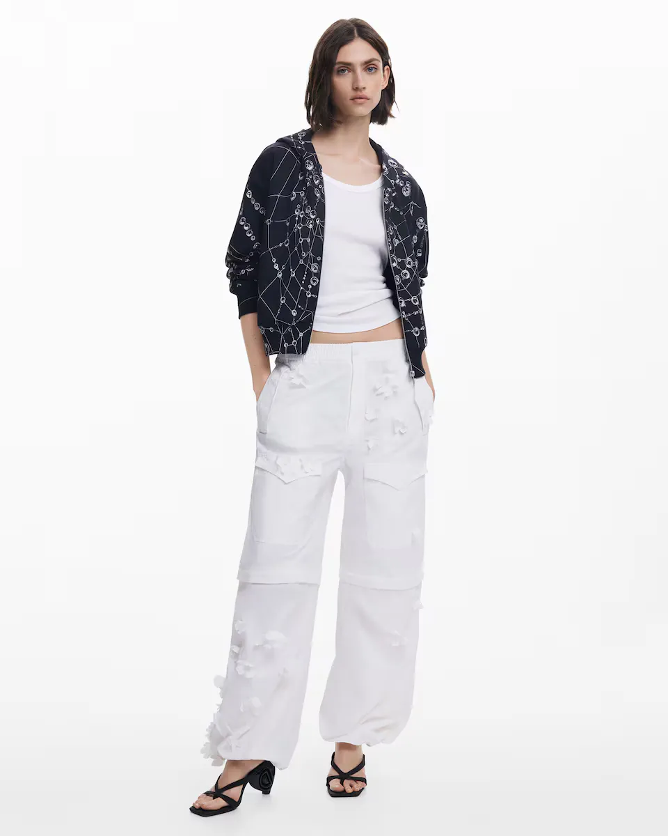 Женские брюки-трансформер с цветочным принтом Tyler McGillivary Desigual, белый
Женские брюки-трансформер с цветочным принтом Tyler McGillivary Desigual, белый