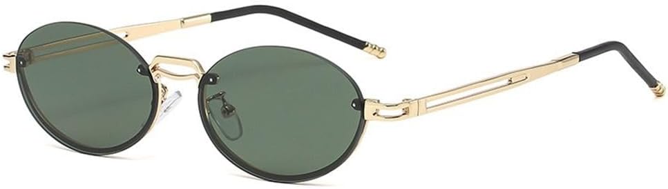 Винтажные солнцезащитные очки в маленькой овальной оправе, модные, персонализированные, для мужчин и женщин. Лучшие мужские и женские солнцезащитные очки WNCKSQ, Dark Green
Винтажные солнцезащитные очки в маленькой овальной оправе, модные, персонализированные, для мужчин и женщин. Лучшие мужские и женские солнцезащитные очки WNCKSQ, Dark Green