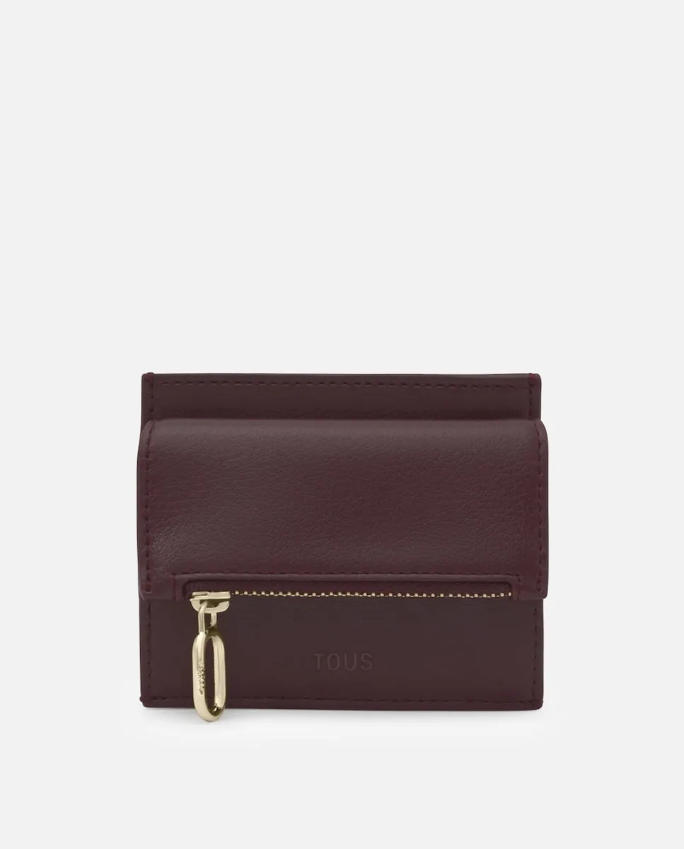 Женский кошелек-картхолдер City с клапаном Tous, бордовый
Женский кошелек-картхолдер City с клапаном Tous, бордовый