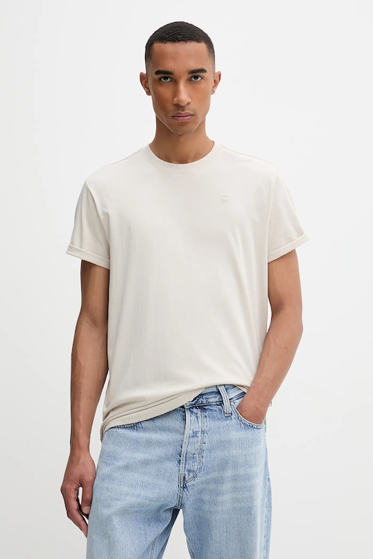 Футболка из сырого хлопка G-Star, бежевый
Футболка из сырого хлопка G-Star, бежевый