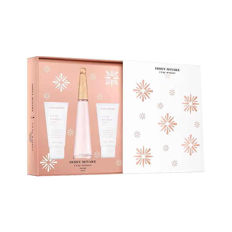 Набор парфюмерии Peony с тремя флаконами туалетной воды ISSEY MIYAKE
Набор парфюмерии Peony с тремя флаконами туалетной воды ISSEY MIYAKE
