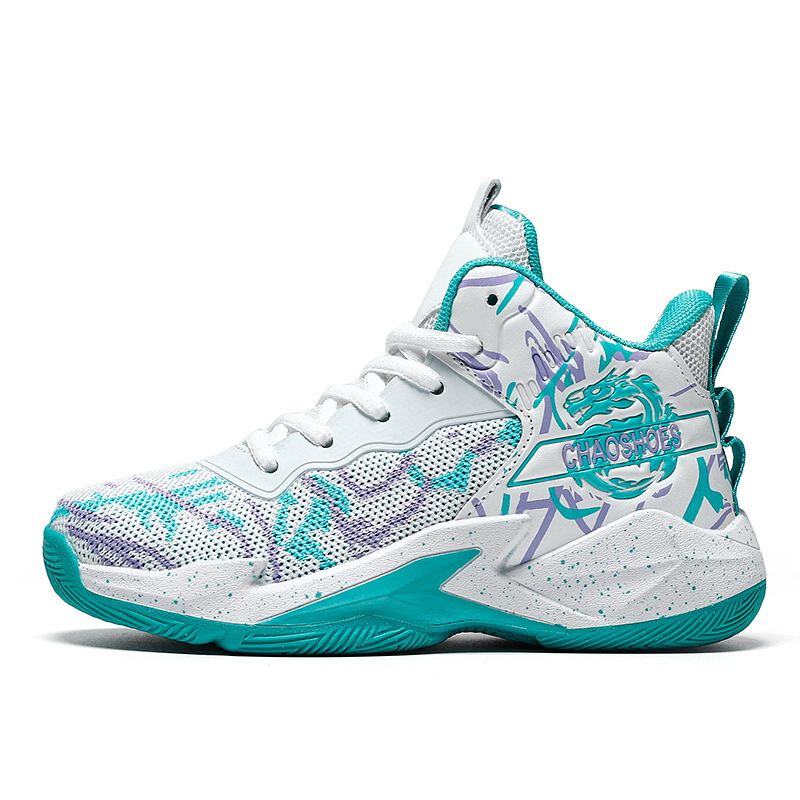 Баскетбольные кроссовки с противоскользящей подошвой и поддержкой отскока для детей ZHULE, аква
Баскетбольные кроссовки с противоскользящей подошвой и поддержкой отскока для детей ZHULE, аква