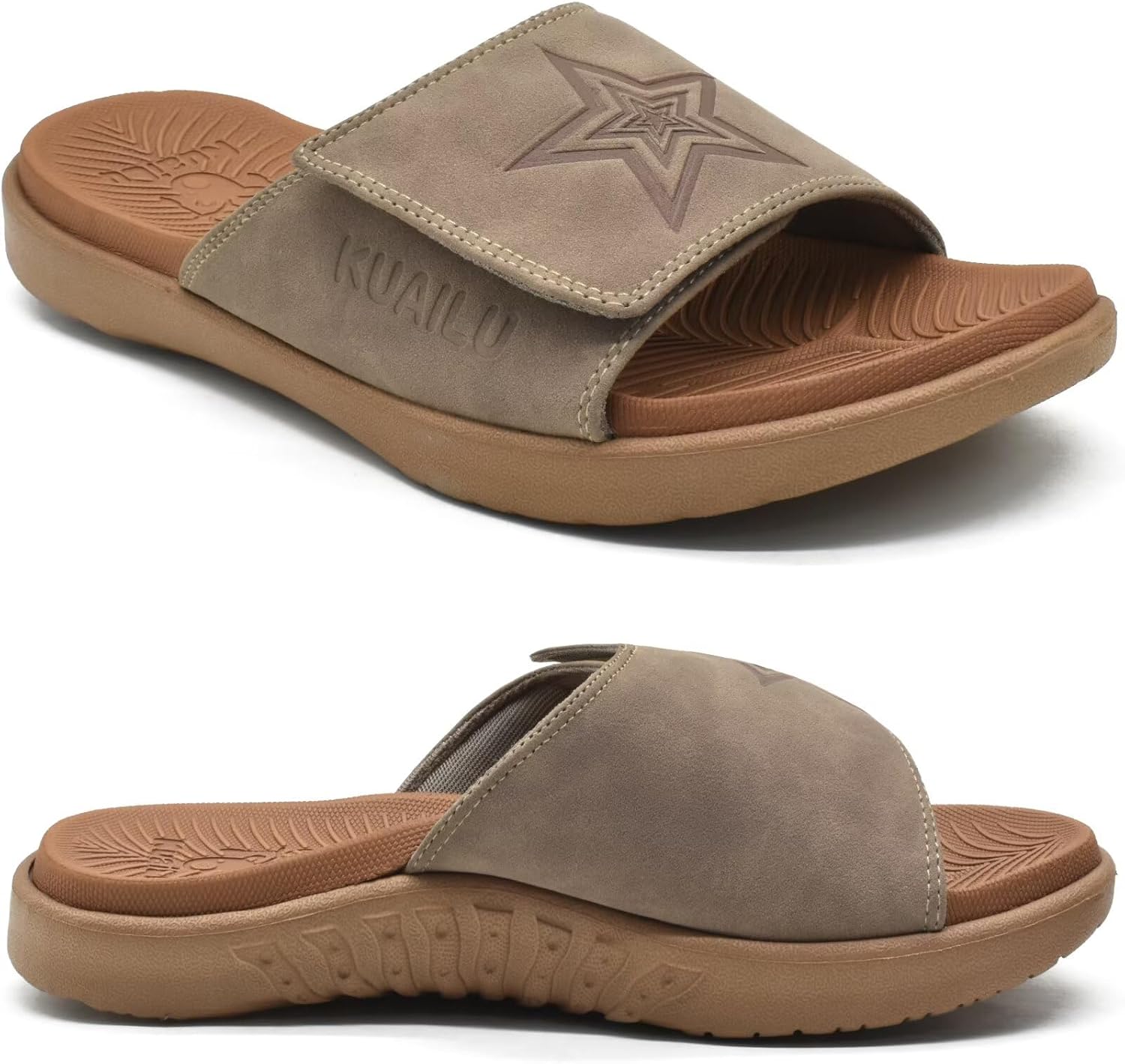 Мужские шлепанцы KuaiLu с мягкой подушкой, спортивные сандалии с поддержкой свода стопы при плантарном фасциите, регулируемые с открытым носком, летние тапочки, легко надевать, для улицы и дома, размеры 7-15, Chestnut
Мужские шлепанцы KuaiLu с мягкой подушкой, спортивные сандалии с поддержкой свода стопы при плантарном фасциите, регулируемые с открытым носком, летние тапочки, легко надевать, для улицы и дома, размеры 7-15, Chestnut