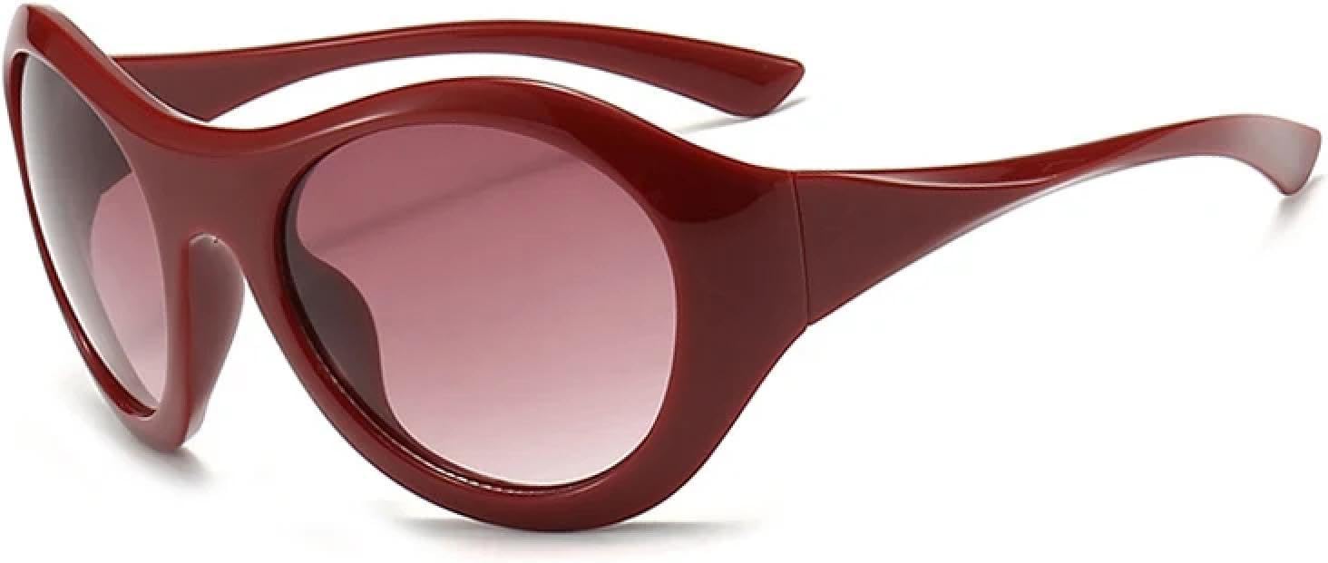 Большие овальные солнцезащитные очки для женщин, модные панк-очки для мужчин, спортивные очки для активного отдыха, солнцезащитные очки UV400 TVTBBVV, Dark Red Gradient
Большие овальные солнцезащитные очки для женщин, модные панк-очки для мужчин, спортивные очки для активного отдыха, солнцезащитные очки UV400 TVTBBVV, Dark Red Gradient