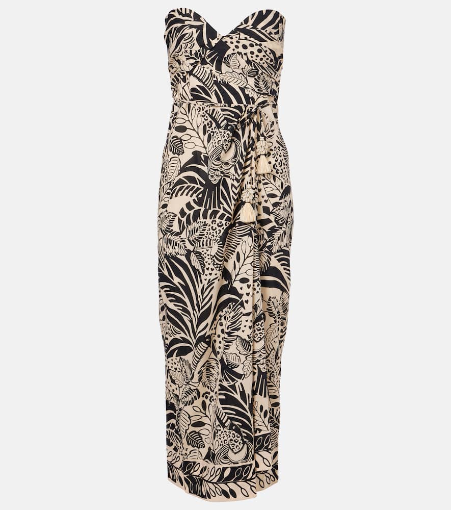 Платье миди из хлопка с принтом collina Poupette St Barth, Black Toucan
Платье миди из хлопка с принтом collina Poupette St Barth, Black Toucan