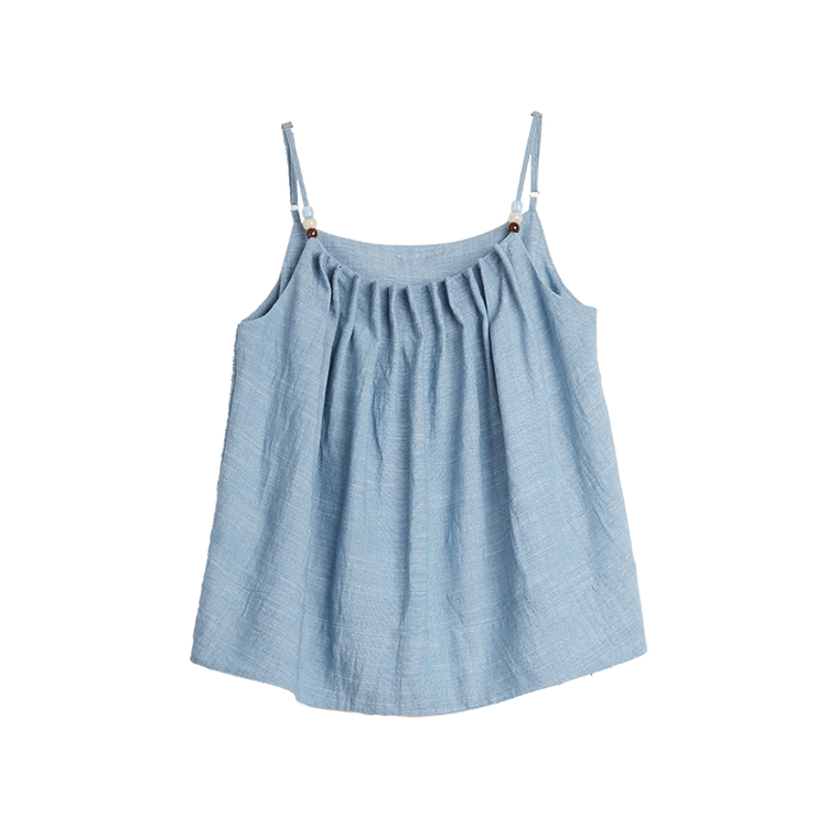 ELLE Топ-майка женская Blue Crew Neck Moderate Others
ELLE Топ-майка женская Blue Crew Neck Moderate Others