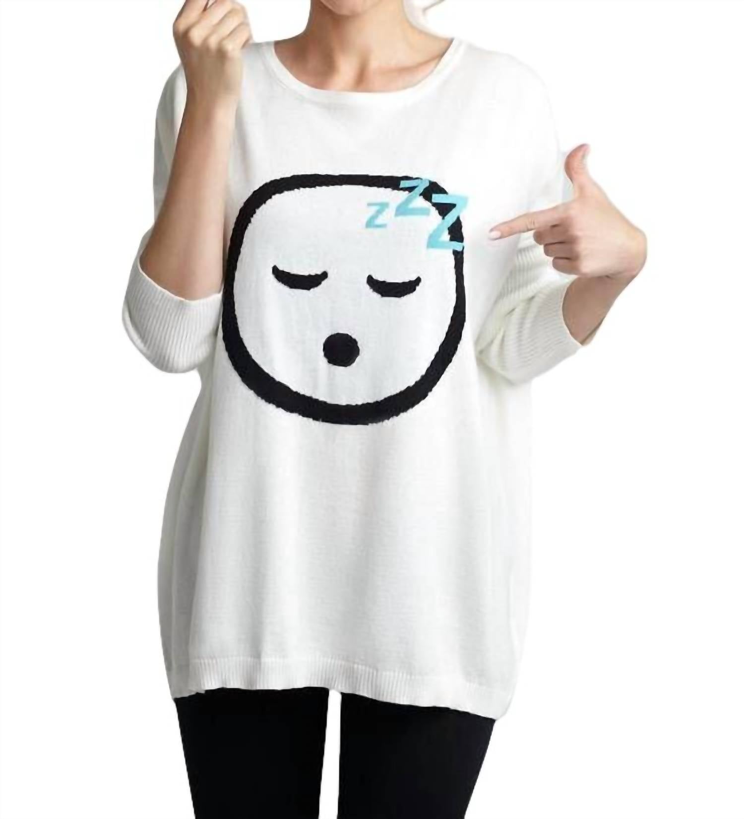 Топ Sweet Dreams Emoji в цвете Off White ANGEL 
Топ Sweet Dreams Emoji в цвете Off White ANGEL