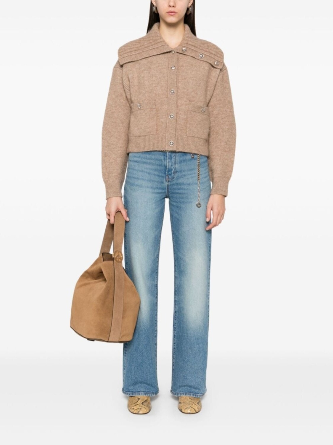 Джинсы с цепочкой на ремне Maje, синий
Джинсы с цепочкой на ремне Maje, синий