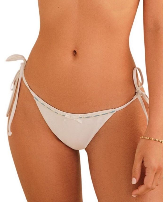 Плавки бикини Dippin' Daisy's Always с завязками, белый 
Плавки бикини Dippin' Daisy's Always с завязками, белый