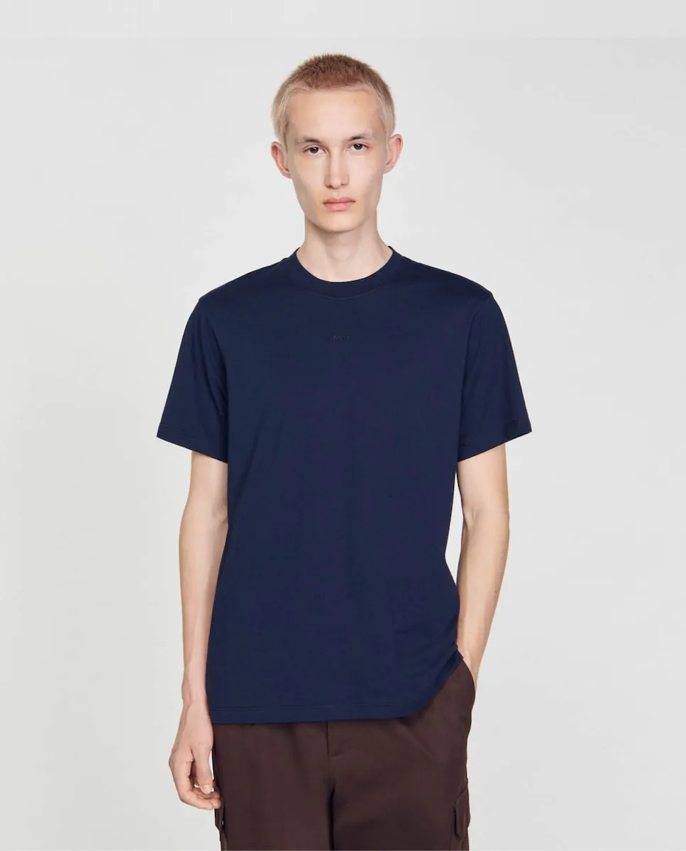 Футболка мужская с короткими рукавами и круглым вырезом Sandro, тёмно-синий
Футболка мужская с короткими рукавами и круглым вырезом Sandro, тёмно-синий