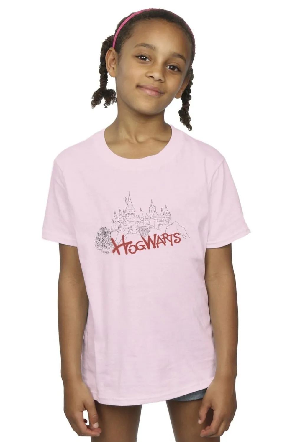 Хлопковая футболка с рисунком «Замок Хогвартс» Harry Potter, розовый
Хлопковая футболка с рисунком «Замок Хогвартс» Harry Potter, розовый