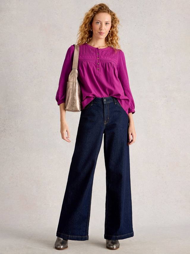 Блузка Isla с длинными рукавами и круглым вырезом White Stuff
Блузка Isla с длинными рукавами и круглым вырезом White Stuff