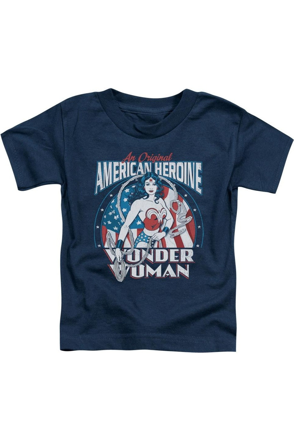 Футболка с коротким рукавом для малышей DC Comics "Американская героиня" Gildan, темно-синий
Футболка с коротким рукавом для малышей DC Comics "Американская героиня" Gildan, темно-синий