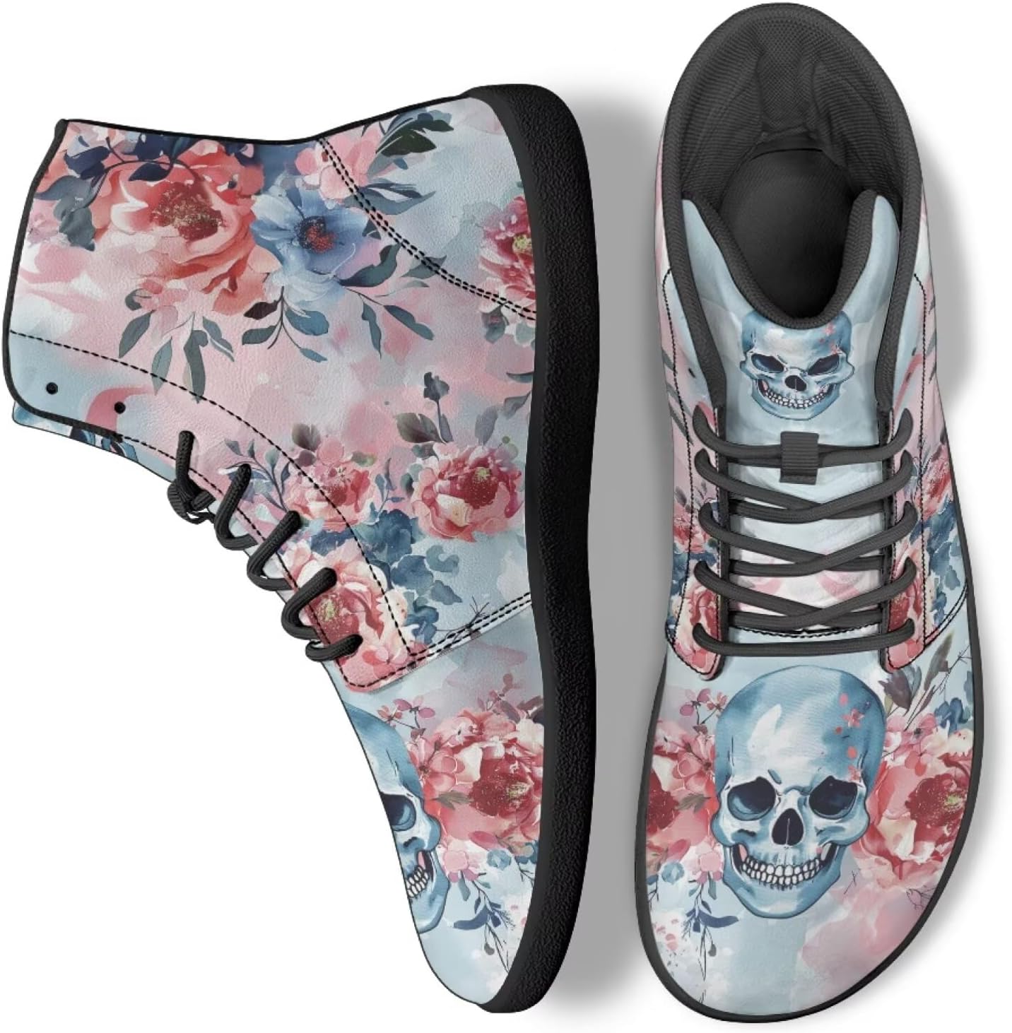 Кеды с высоким берцем в виде черепа для мужчин и женщин, повседневная обувь для ходьбы, работы и бега Ecaestolph, синий
Кеды с высоким берцем в виде черепа для мужчин и женщин, повседневная обувь для ходьбы, работы и бега Ecaestolph, синий