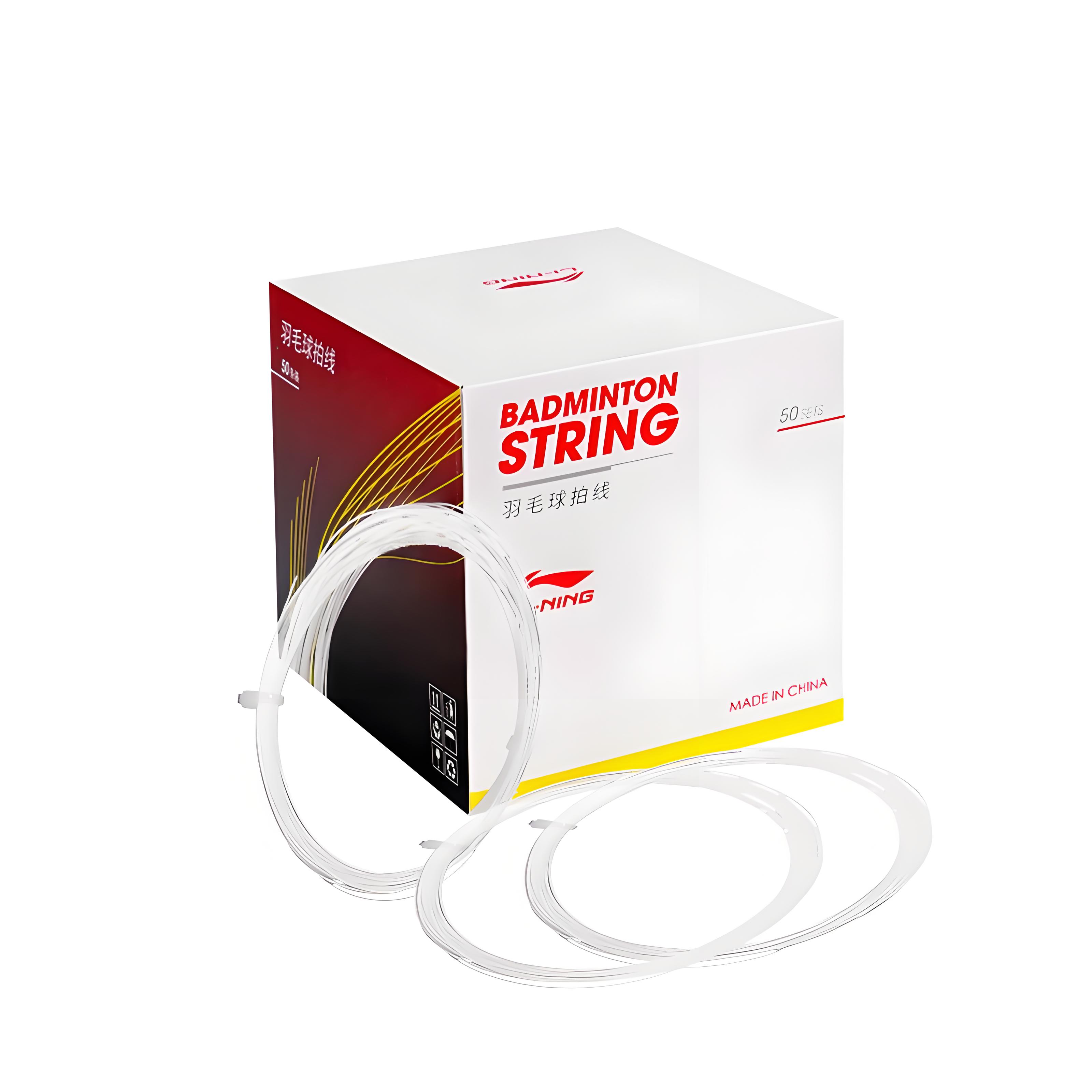 LINING Прочные струны для бадминтонной ракетки White Nylon Unisex 10M/Pack
LINING Прочные струны для бадминтонной ракетки White Nylon Unisex 10M/Pack