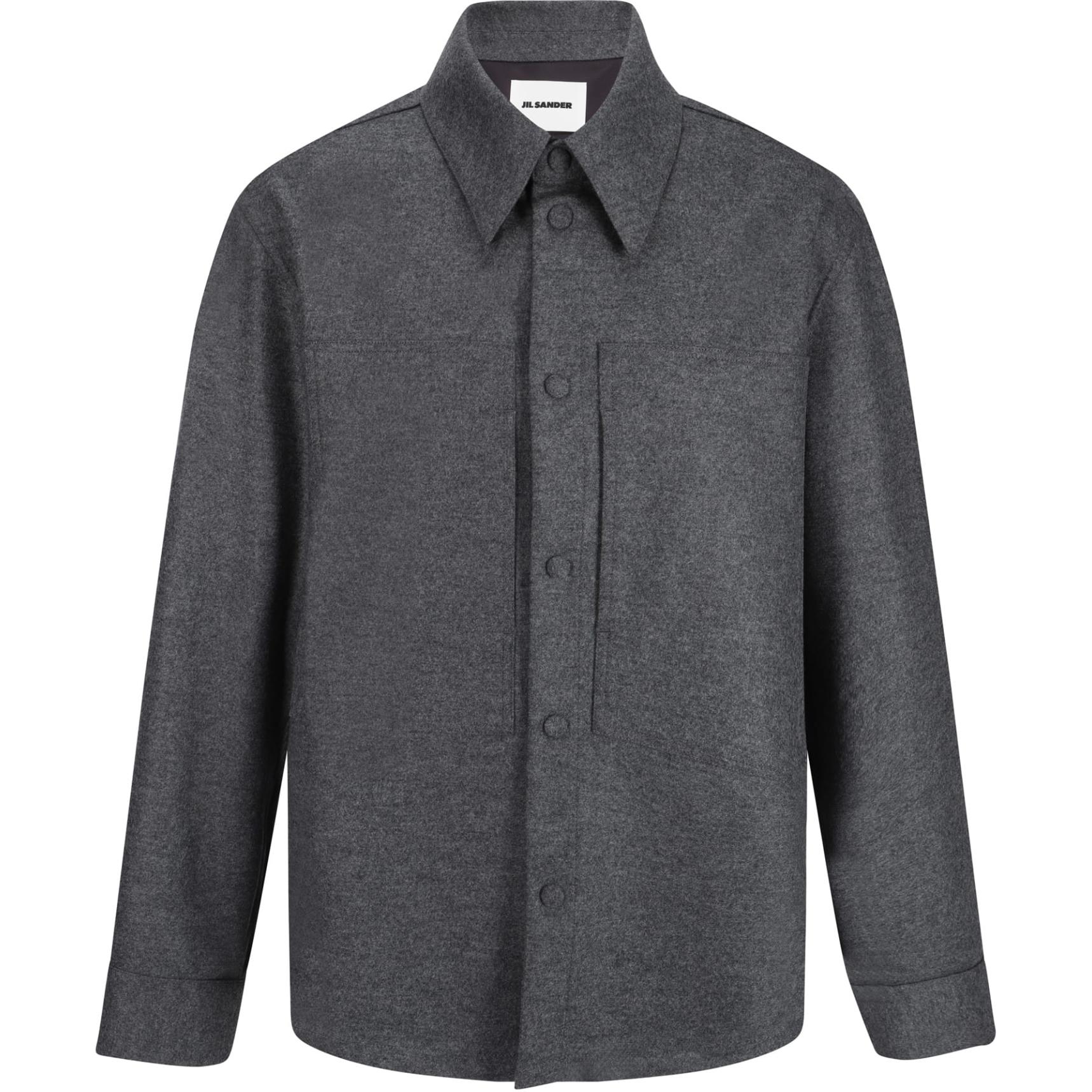 Длинная рубашка с пуговицами JIL SANDER, серая
Длинная рубашка с пуговицами JIL SANDER, серая