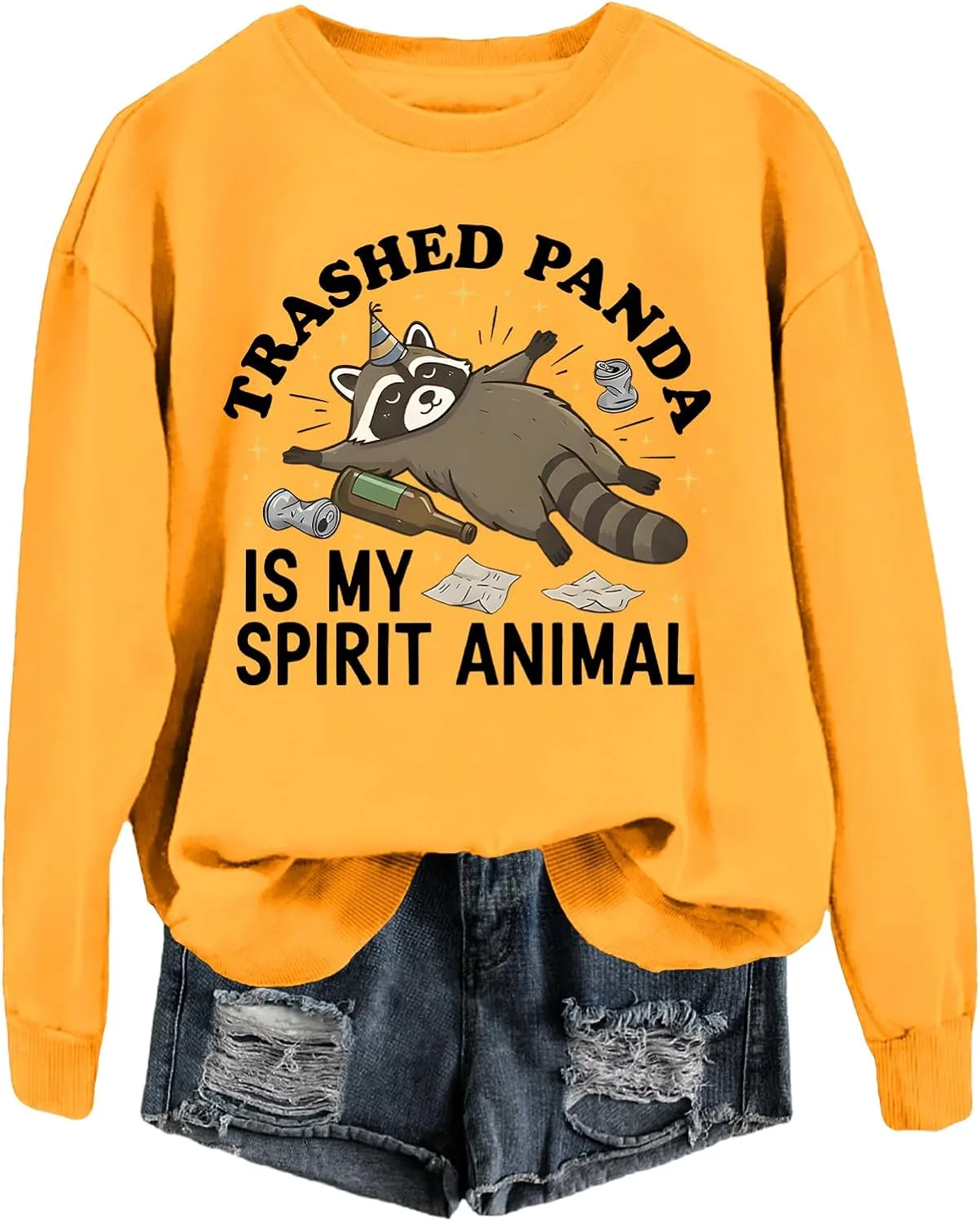 Толстовка с принтом Trashed Panda Is My Spirit Animal
Толстовка с принтом Trashed Panda Is My Spirit Animal