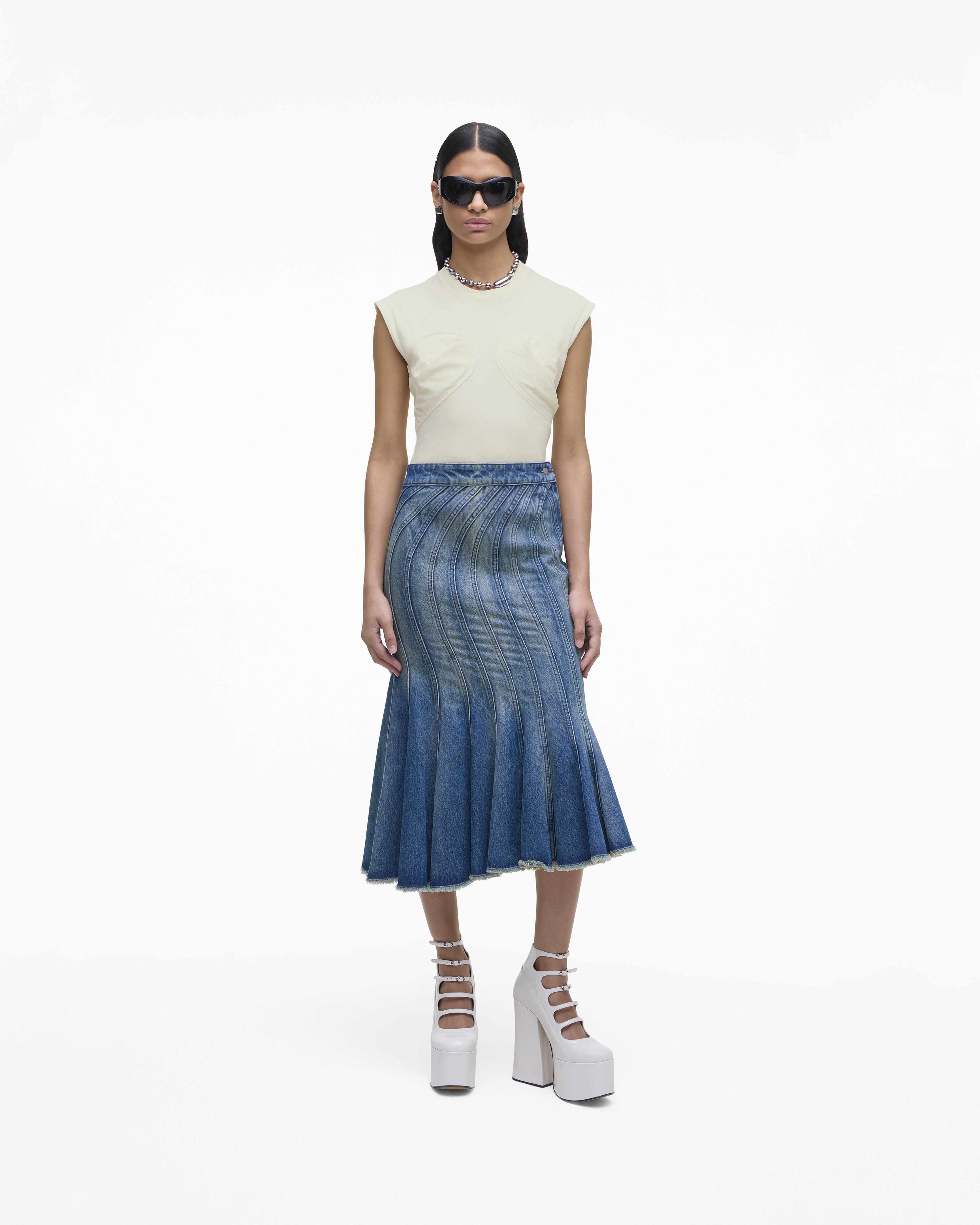 Юбка Wave Denim Marc Jacobs, цвет Swell Denim
Юбка Wave Denim Marc Jacobs, цвет Swell Denim