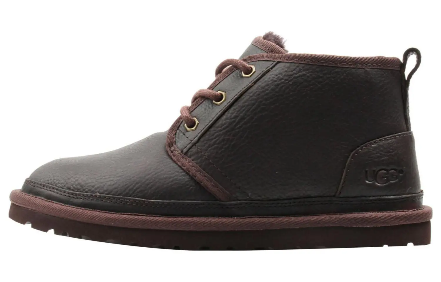 Зимние ботинки мужские темно-коричневые Ugg 
Зимние ботинки мужские темно-коричневые Ugg