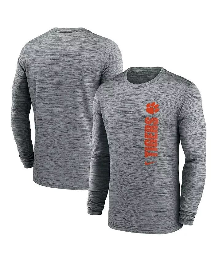Футболка мужская Heather Gray Clemson Tigers 2024 Sideline Velocity Performance с длинным рукавом Nike
Футболка мужская Heather Gray Clemson Tigers 2024 Sideline Velocity Performance с длинным рукавом Nike