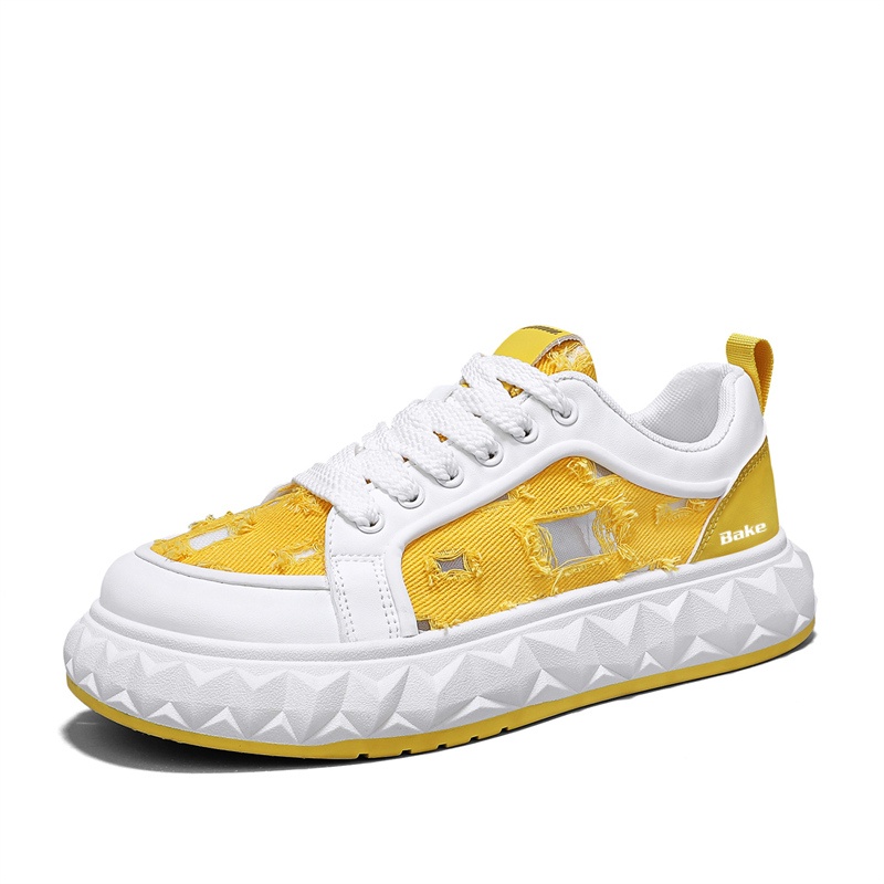 BAKE Износостойкие легкие дышащие лоу-топ скейтбордские кроссовки мужские белые, цвет White
BAKE Износостойкие легкие дышащие лоу-топ скейтбордские кроссовки мужские белые, цвет White