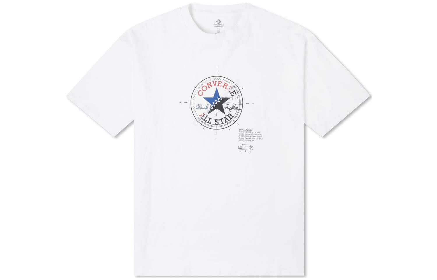 Футболка унисекс белая Converse, белый
Футболка унисекс белая Converse, белый